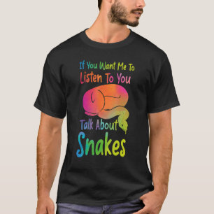 Camiseta Acuarela Serpiente De Serpiente Si Quieres Que Esc