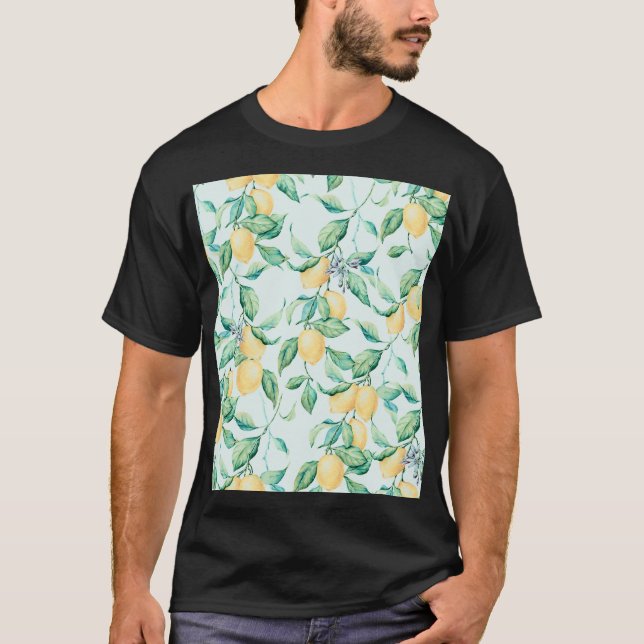 Camiseta Acuarela verde limón: Romance sin foco (Anverso)