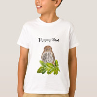 Acuarela Vio Tarjeta de Lechuzas Rociosas