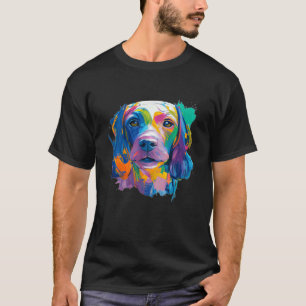 Camiseta Acuarela Vizsla Perro Para Hombres Mujeres Niños
