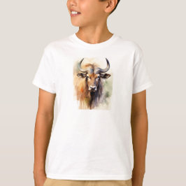 Camiseta Acuarela Wildebeest