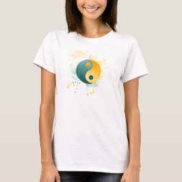 Camiseta Acuarela Yin Yang