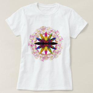 Camiseta Acuarela Yoga Lotus Meditación holística