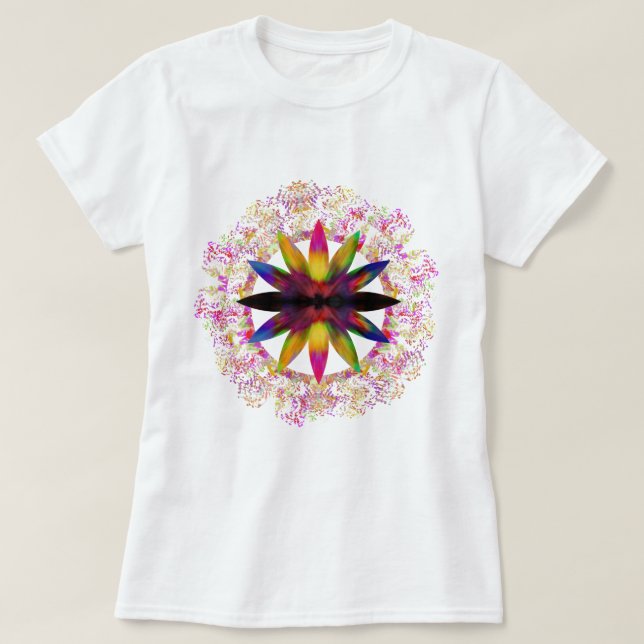Camiseta Acuarela Yoga Lotus Meditación holística (Diseño del anverso)
