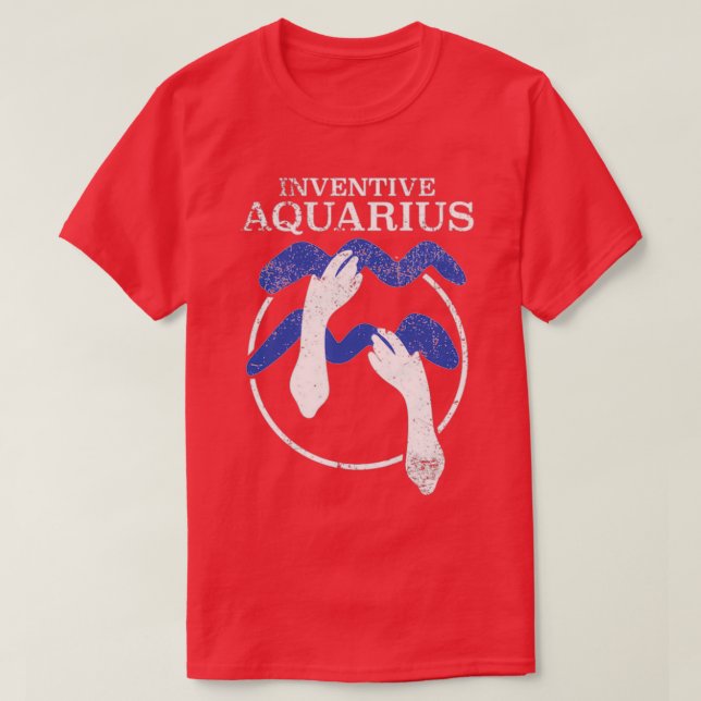 Camiseta Acuario 1 (Diseño del anverso)