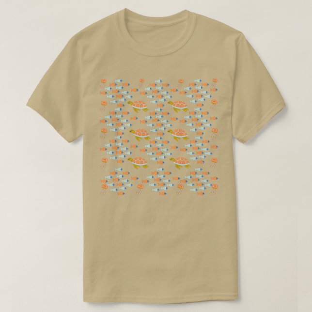 Camiseta acuario 5 (Diseño del anverso)