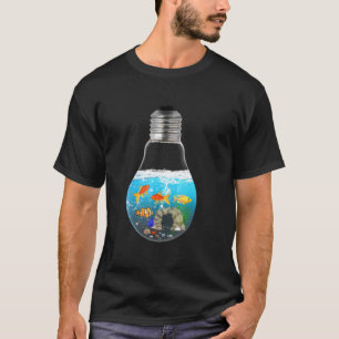 Camiseta Acuario Acuario Acuario En Una Bombilla