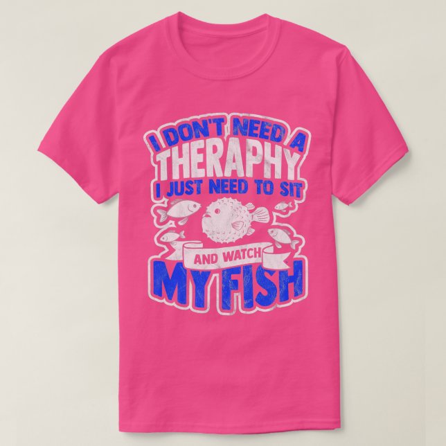Camiseta Acuario Acuario Acuario Pesca Acuática De Peces De (Diseño del anverso)