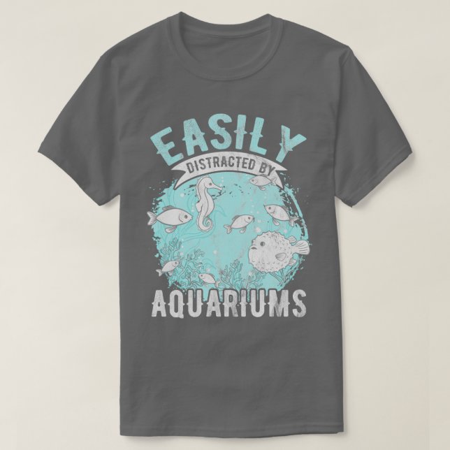 Camiseta Acuario Acuario Acuario Pesca Acuática De Peces De (Diseño del anverso)