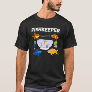 Camiseta Acuario Acuario Acuario Pescador Tanque de Pescado
