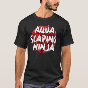 Camiseta Acuario Acuario De Ninja Pesca Tanque Pescador