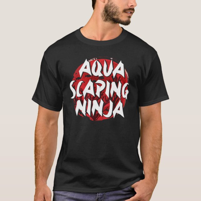 Camiseta Acuario Acuario De Ninja Pesca Tanque Pescador (Anverso)