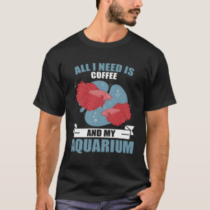Camiseta Acuario Acuario de Pescado de Pesca Tecnológico