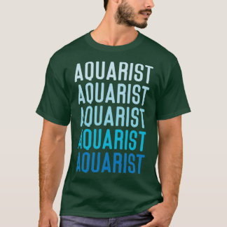 Camiseta Acuario Acuario Propietario Pescado Conservador