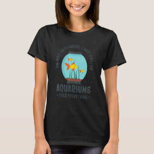 Camiseta Acuario Acuariofilia Antisocial Conservador de Acu