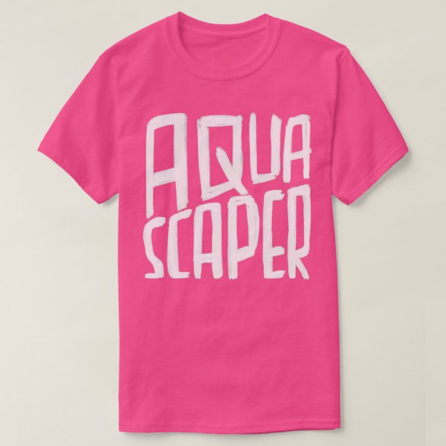 Camiseta Acuario acuático Aquascaper (Diseño del anverso)