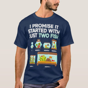 Camiseta Acuario Adicción Acuario Adicto Pescado Acuario