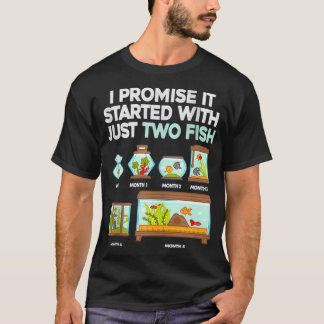Camiseta Acuario Adicción Acuario Adicto Pescado Acuático T