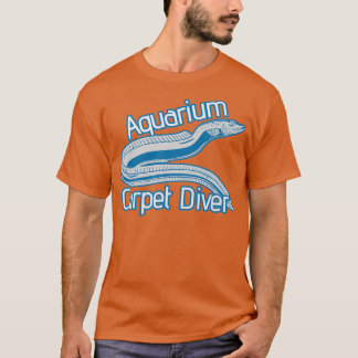 Camiseta Acuario Alfombra de anguila de buceador de neumáti