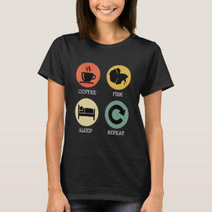 Camiseta Acuario Aquarist Comer Sueño Pescado Repetir Acuar