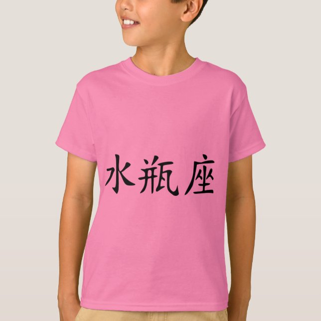 Camiseta Acuario - chino (Anverso)