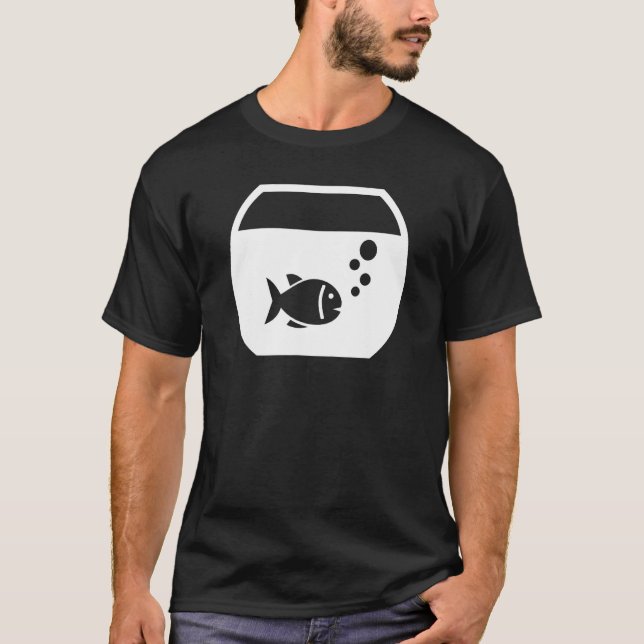 Camiseta Acuario con peces (Anverso)