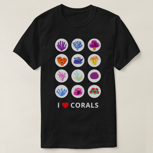 Camiseta Acuario Coral Reefer (Diseño del anverso)
