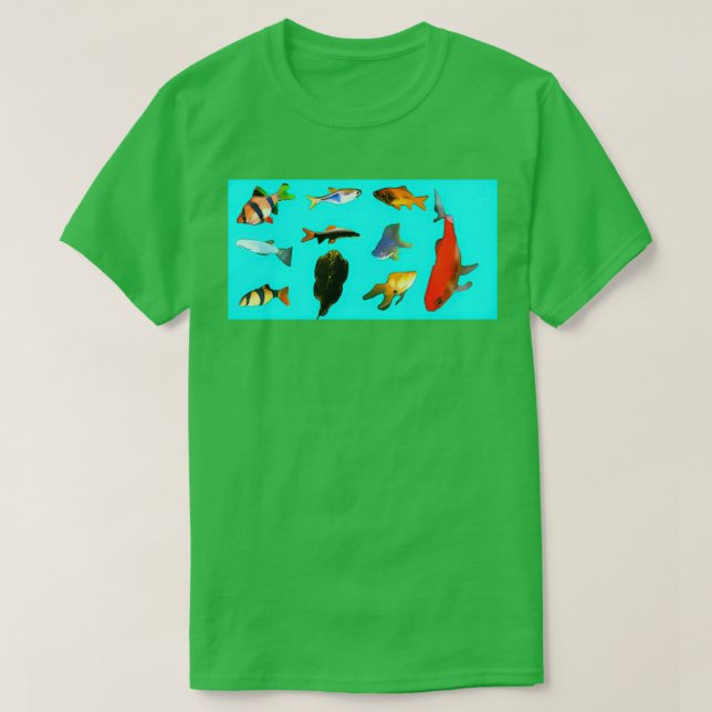 Camiseta Acuario Cypriniformes (Diseño del anverso)