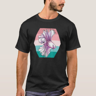 Camiseta Acuario de agua dulce Betta Piscicultura Peces  Pi