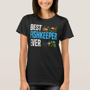 Camiseta Acuario de agua salada Mejor cuidador de peces de