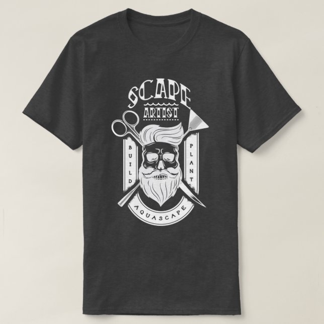 Camiseta Acuario de Aquascaper (Diseño del anverso)