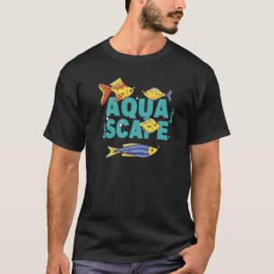 Camiseta Acuario de Aquascaping, tanque de peces, acuarista