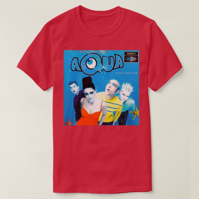 Camiseta Acuario de arte de carátula (Diseño del anverso)