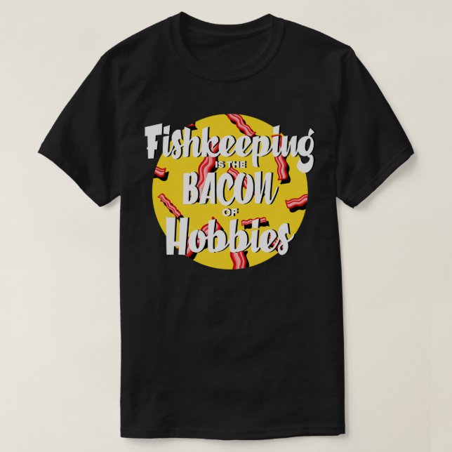 Camiseta Acuario de Bacon Aquascaping (Diseño del anverso)