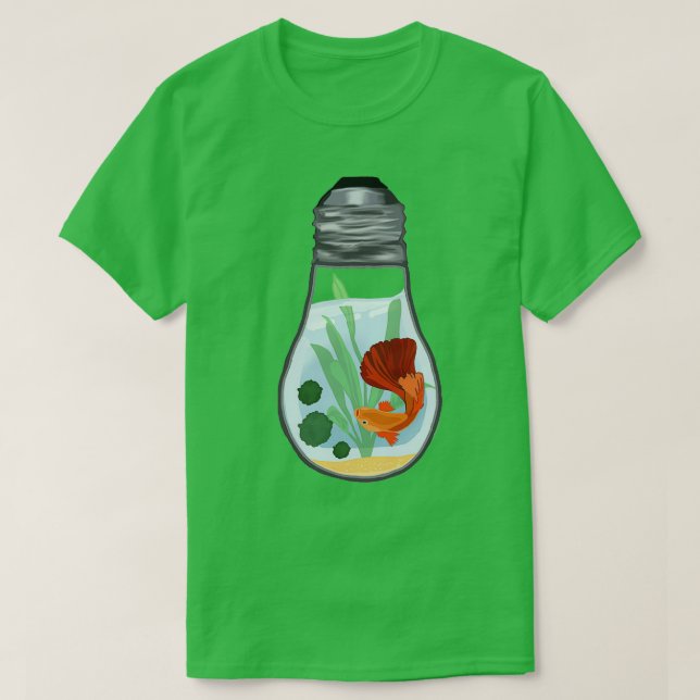 Camiseta Acuario de bombilla (Diseño del anverso)