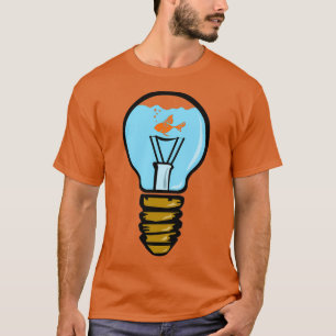 Camiseta Acuario de bulbos con peces