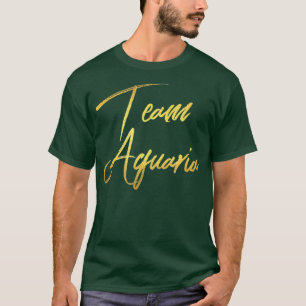 Camiseta Acuario de equipo - Efecto de las cartas de oro
