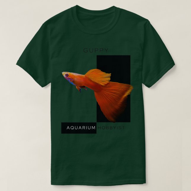 Camiseta Acuario de Guppy (Diseño del anverso)