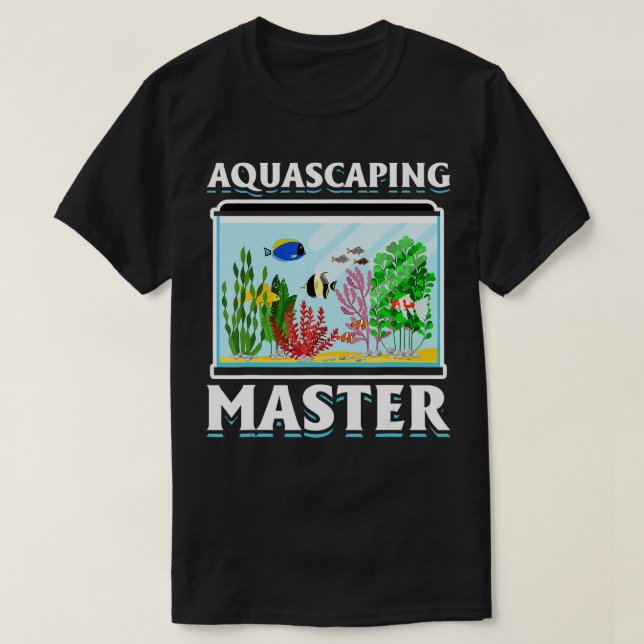 Camiseta Acuario de Humor y Pesca para Hombres Acuario (Diseño del anverso)