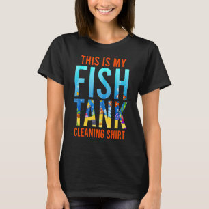 Camiseta Acuario de limpieza de tanques de peces