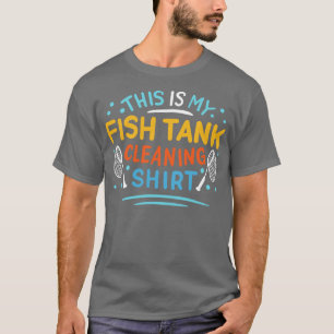 Camiseta Acuario de limpieza de tanques de peces