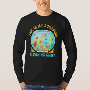 Camiseta Acuario de limpieza Pescador Pescador Aquilista di