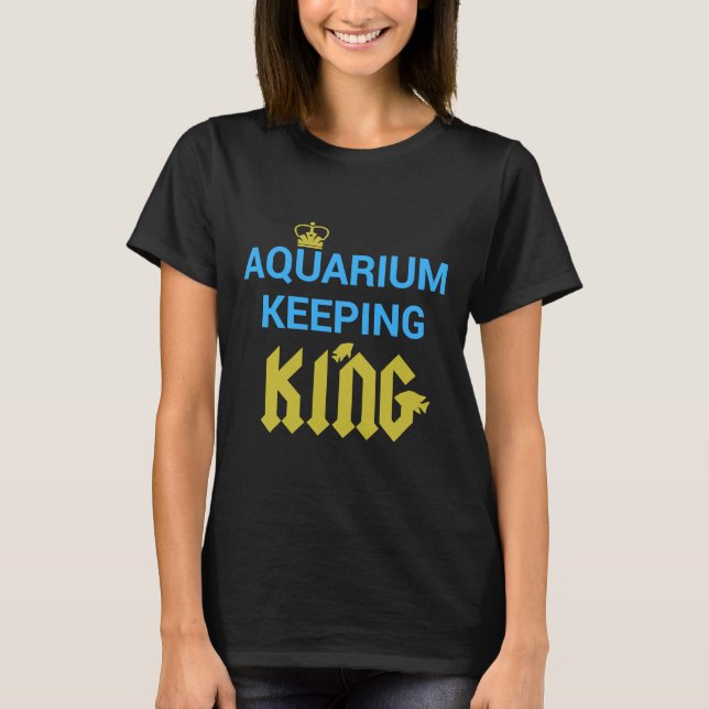 Camiseta Acuario de Mens Pescado Conservación del Depósito  (Anverso)