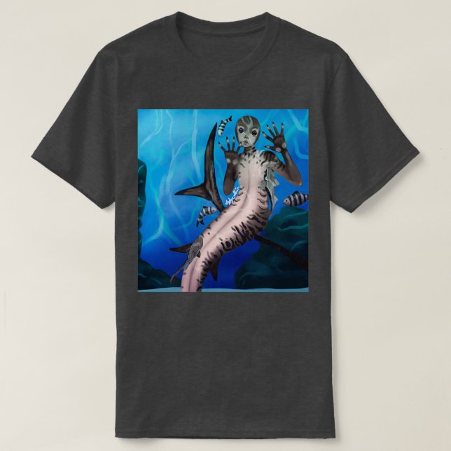 Camiseta Acuario de Mermaid (Diseño del anverso)