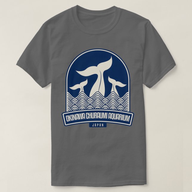 Camiseta Acuario de Okinawa Churaumi Japón (Diseño del anverso)
