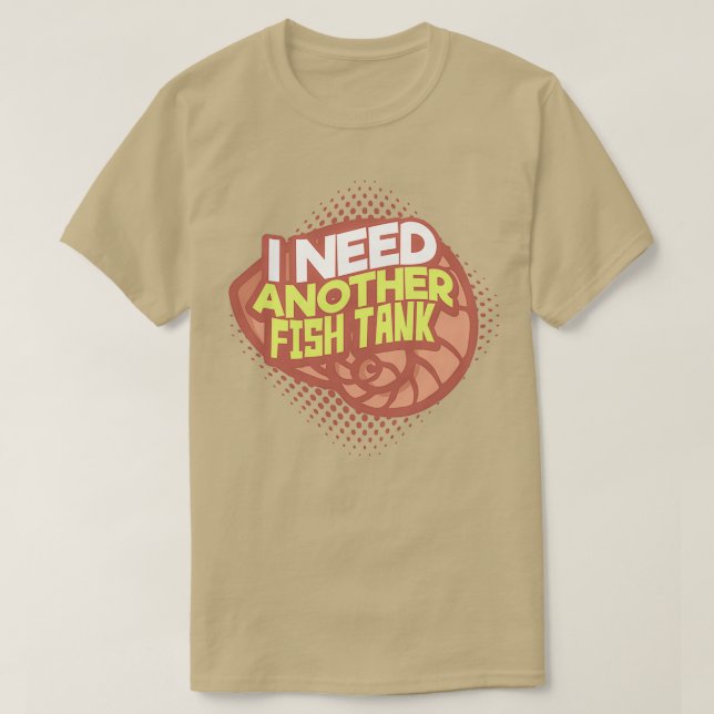 Camiseta Acuario de peces (Diseño del anverso)