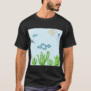 Camiseta Acuario de peces