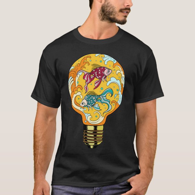 Camiseta acuario de peces (Anverso)