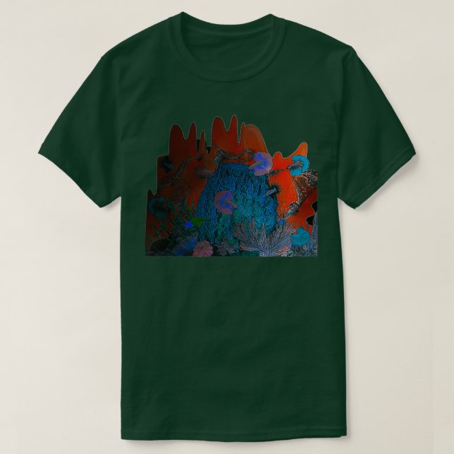 Camiseta Acuario de peces 6 (Diseño del anverso)