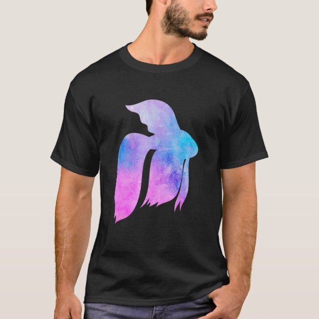 Camiseta Acuario de peces Betta (Anverso)